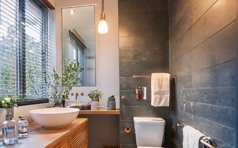 31. Ventilerat badrum efter fuktkontroll